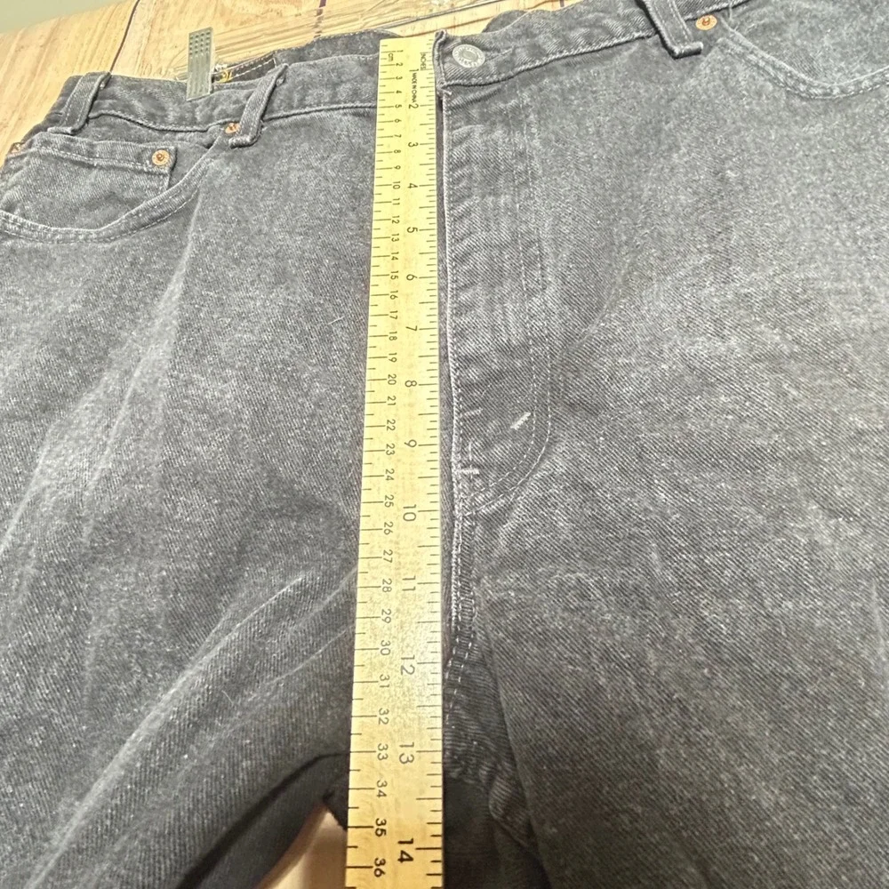 Levi's 560 Loose Fit Tapered Leg Mens 40x32 Black Vintage Denim Made in USA 1986